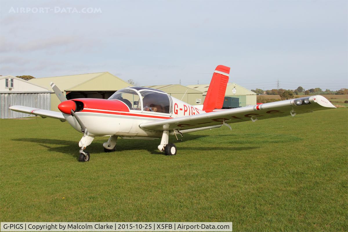G-PIGS, 1976 Socata Rallye 150ST C/N 2696, Socata Rallye 150ST, Fishburn Airfield, October 25th 2015.