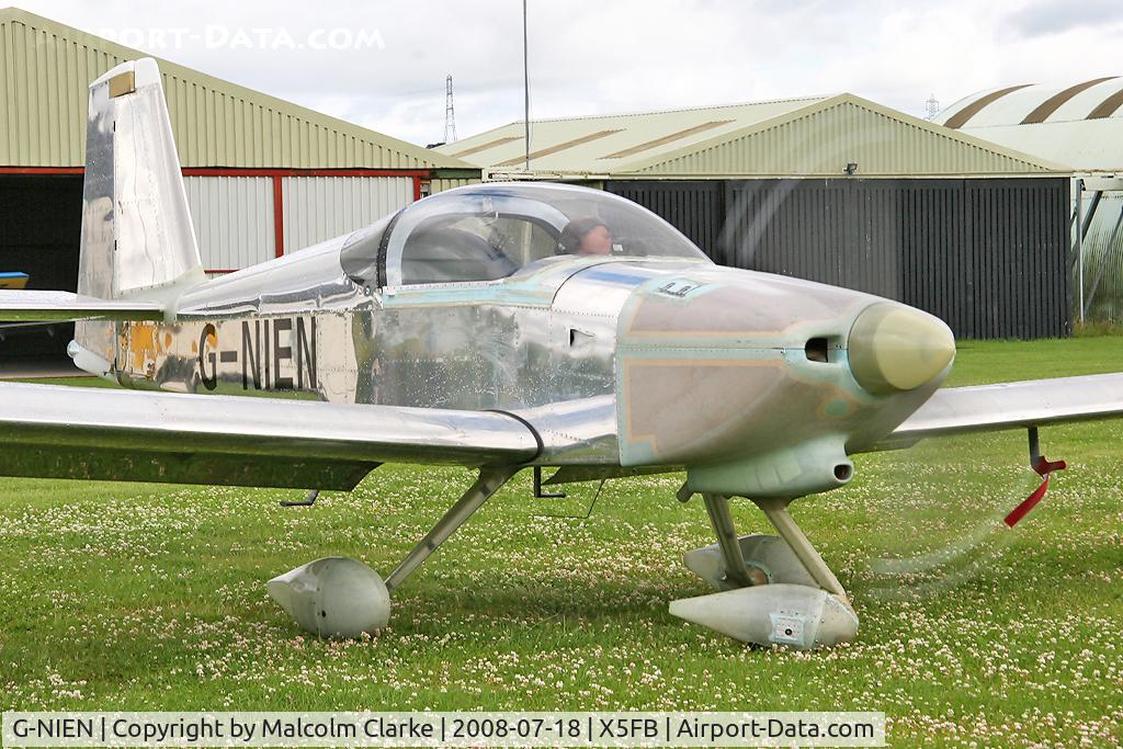 G-NIEN, 2006 Vans RV-9A C/N PFA 320-14419, Vans RV-9A, awaiting her paint finish, Fishburn Airfield, July 2008.
