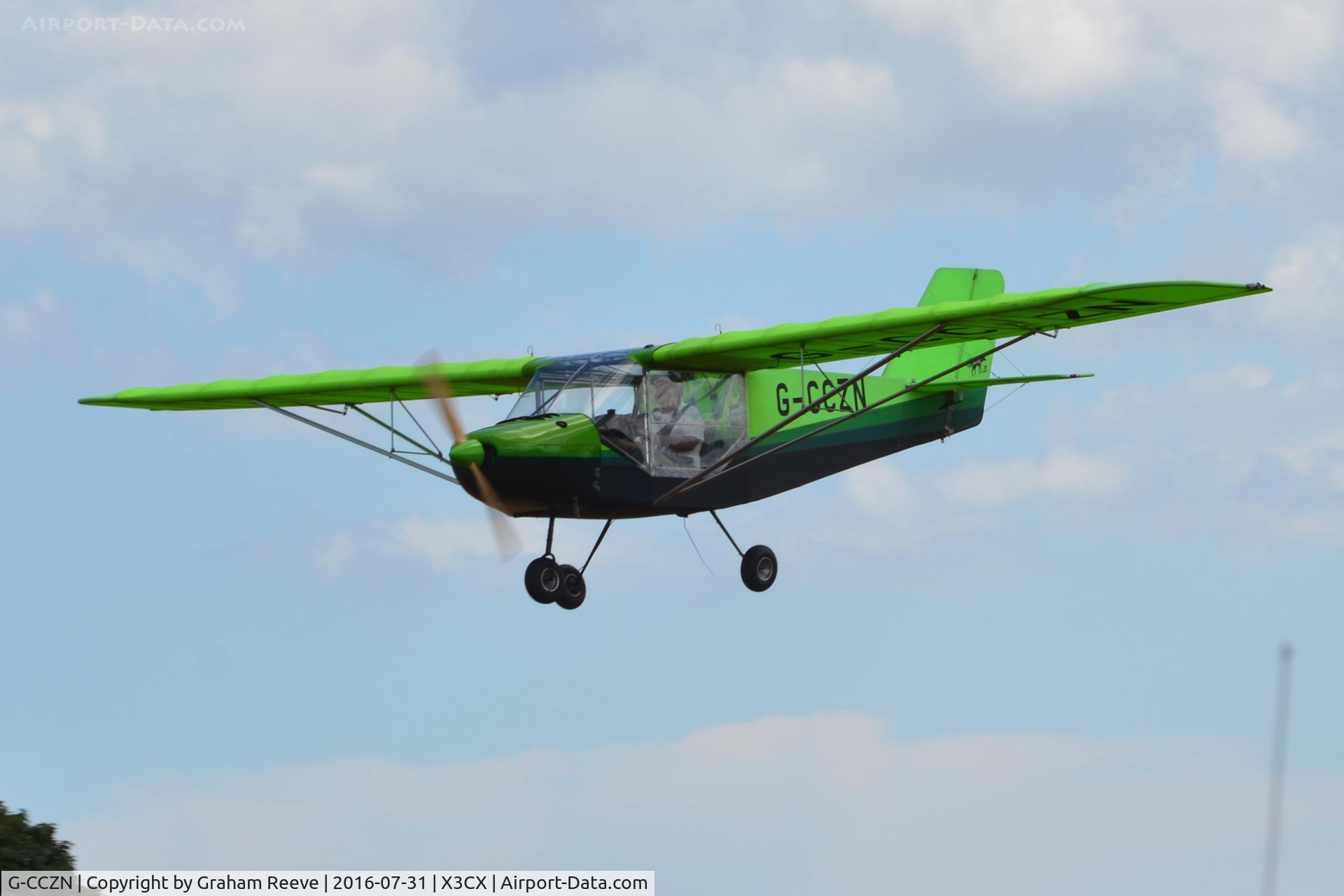 G-CCZN, 2005 Rans S-6ES Coyote II C/N PFA 204-14275, Landing at Northrepps.