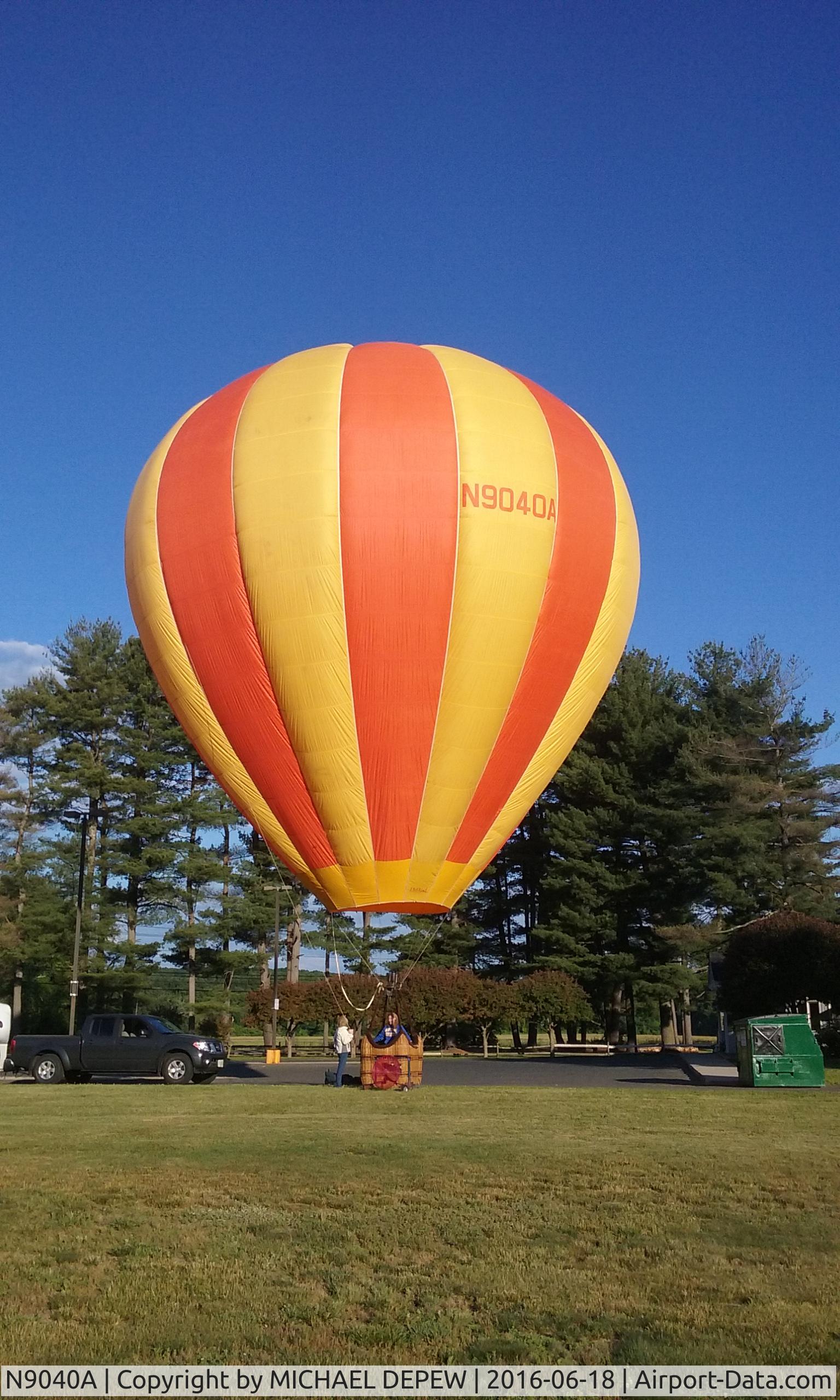 N9040A, 1978 Adams Balloon L D-S C/N 022, 2016 INFLATION IN WESTFIELD, MA