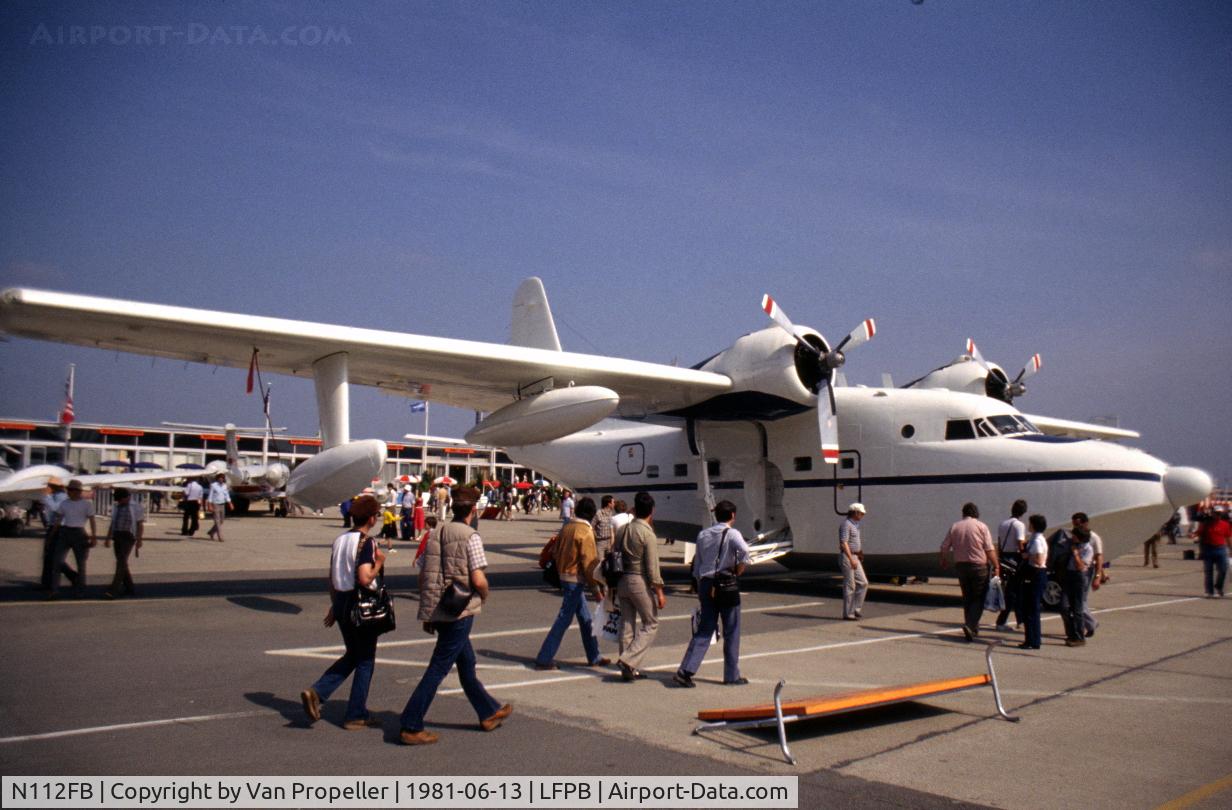 N112FB, 1979 Grumman G-111 (UF-2) Albatross C/N 463, Grumman G-111 Albatross presented at Le Bourget 1981
