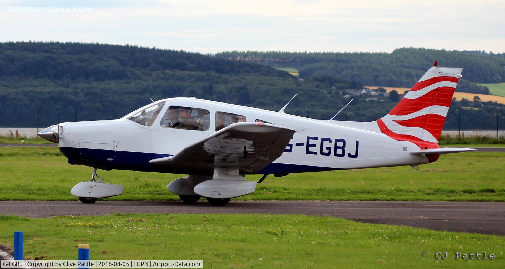 G-EGBJ, 1980 Piper PA-28-161 Cherokee Warrior II C/N 28-8116061, Perhaps a new aircraft for Tayside Aviation - in operation at Dundee Riverside EGPN