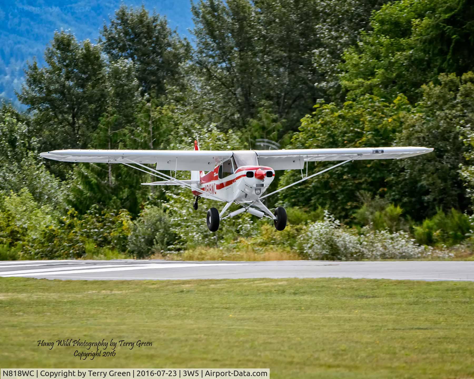 N818WC, 1977 Piper PA-18-150 Super Cub C/N 18-7709111, 2016 North Cascades Vintage Aircraft Museum Fly-In Mears Field 3W5 Concrete Washington