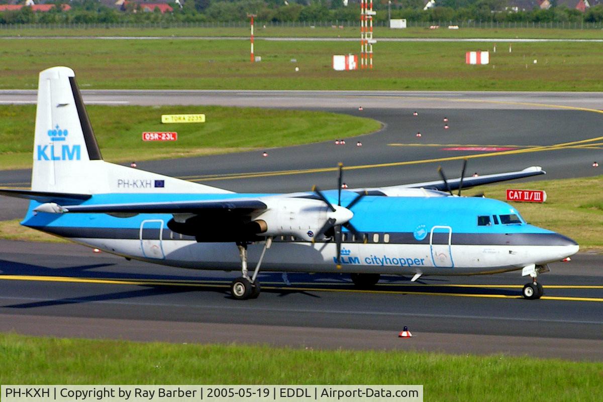 PH-KXH, 1992 Fokker 50 C/N 20249, Fokker F-50 [20249] (KLM cityhopper) Dusseldorf~D 19/05/2005