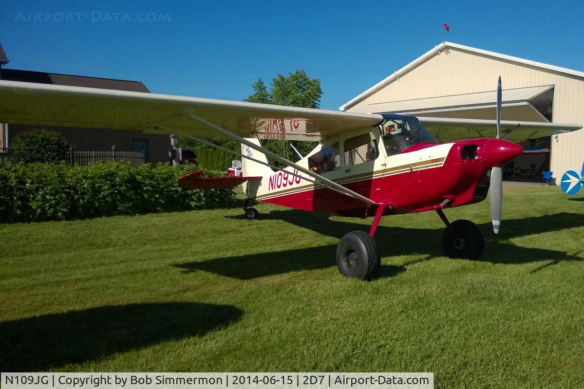 N109JG, 2004 American Champion 8GCBC Scout C/N 459-2004, Father's Day fly in at Beach City, Ohio