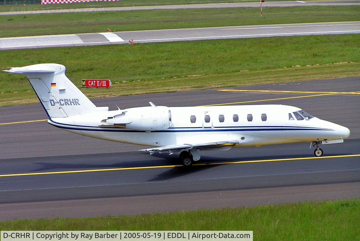D-CRHR, 1987 Cessna 650 Citation III C/N 650-0142, Cessna Citation III [650-0142] (Euro Flight Service) Dusseldorf~D 19/05/2005