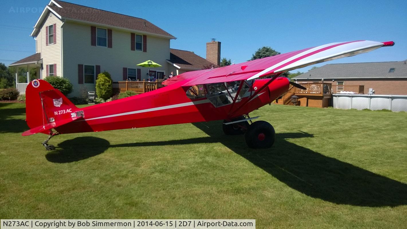 N273AC, Carlson Anders J CARLSON CUB C/N 101, Father's Day fly in at Beach City, Ohio