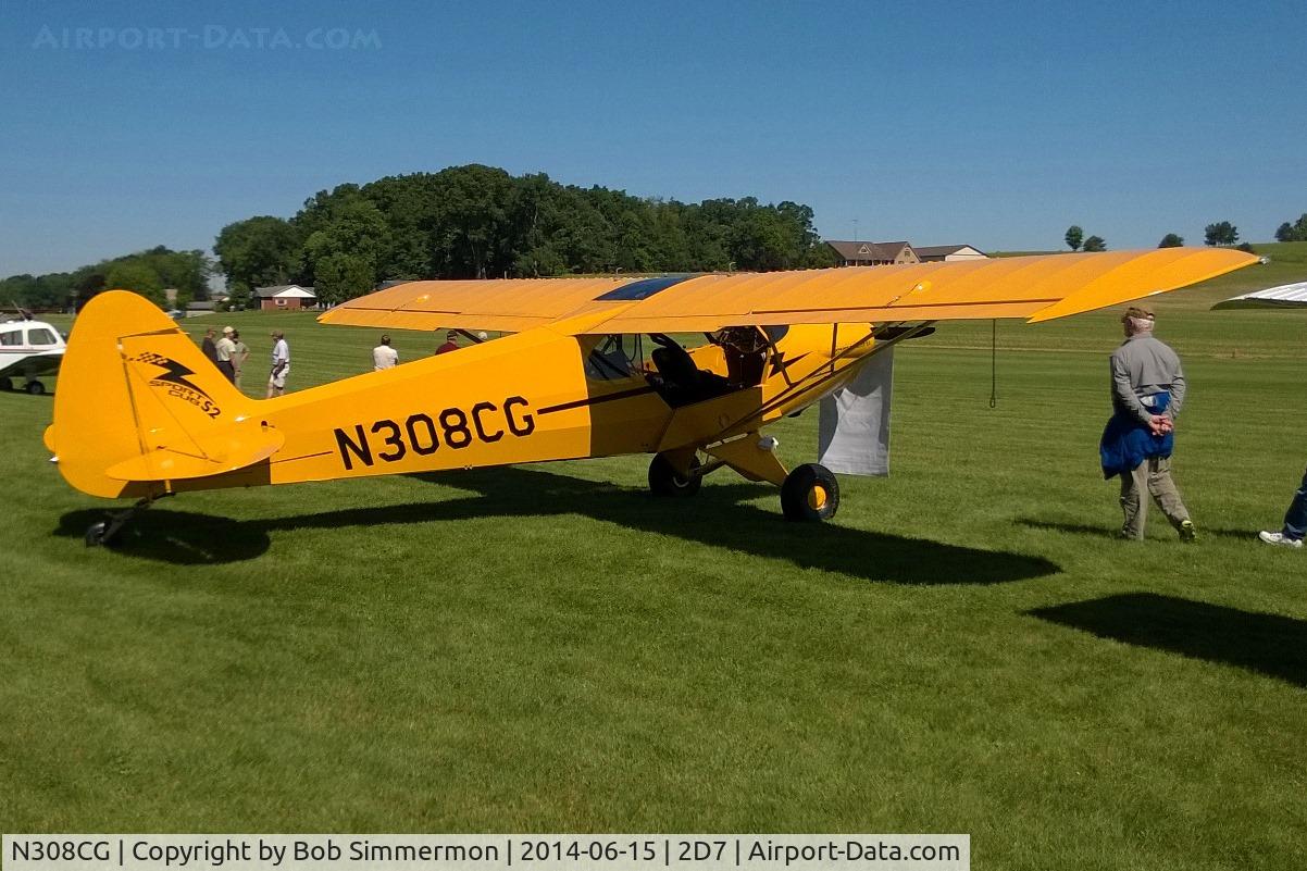 N308CG, 2007 Cub Crafters CC11-100 Sport Cub C/N CC11-00050, Father's Day fly in at Beach City, Ohio