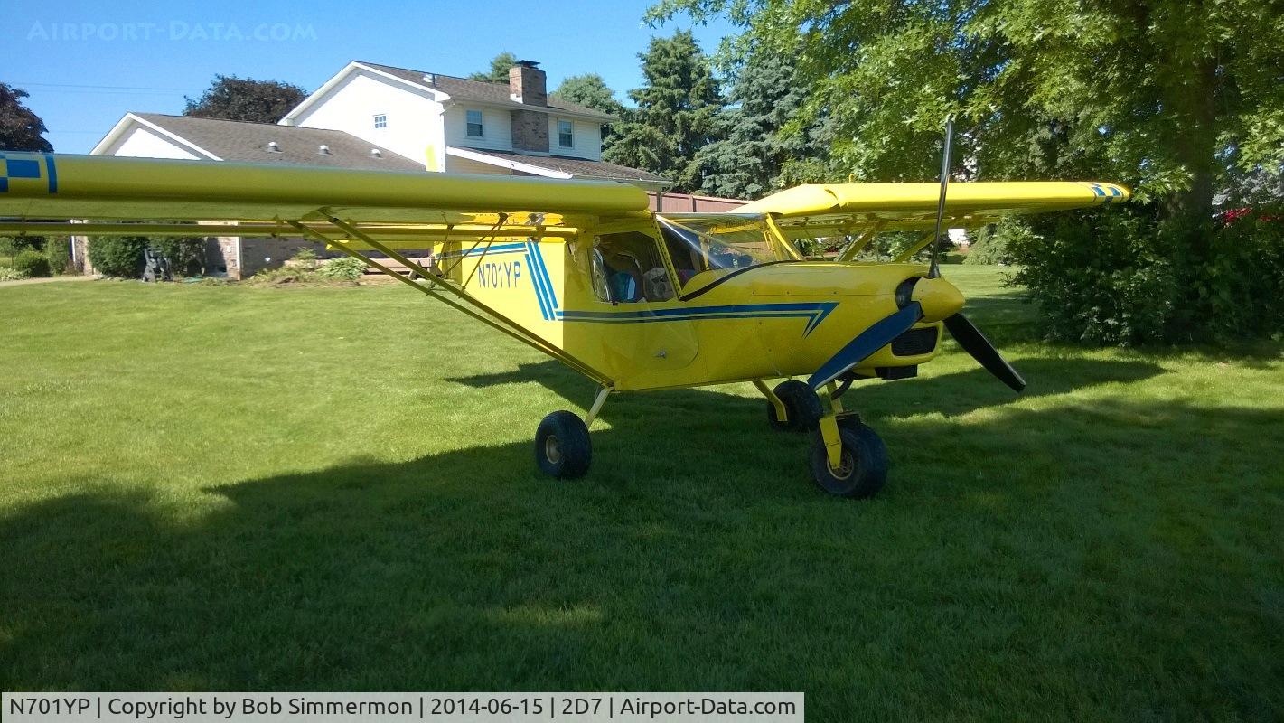 N701YP, 2002 Zenair STOL CH-701 C/N 7-9302, Father's Day fly in at Beach City, Ohio