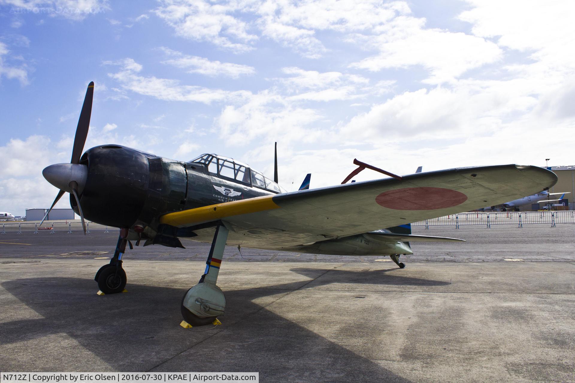 N712Z, 1942 Mitsubishi A6M3 Reisen (Zero) C/N 3869, A6M3 Zero at the 2016 FHC Skyfair.