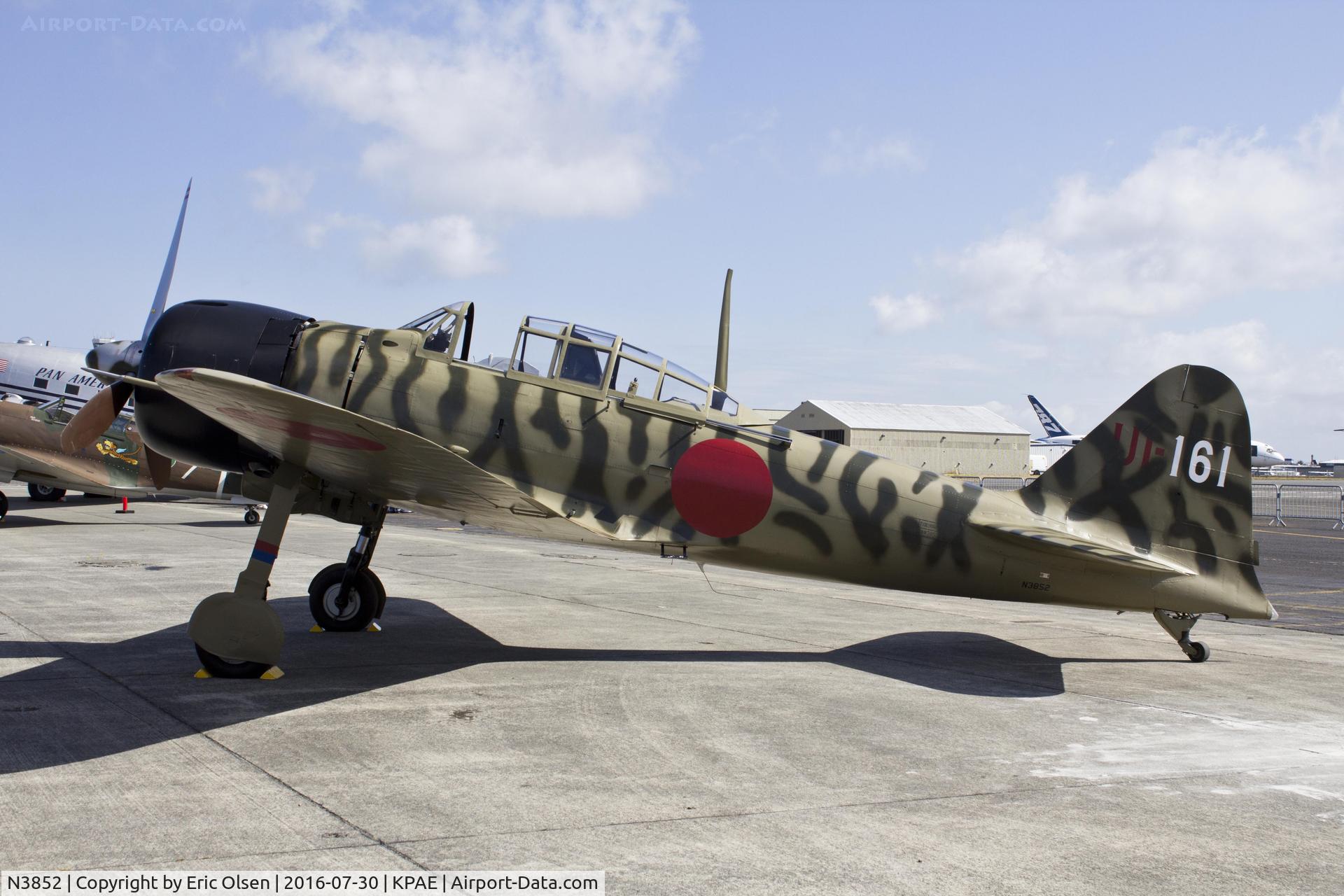 N3852, Mitsubishi A6M3 Reisen (Zero) C/N 3852, A6M3 Zero during the 2016 FHC Skyfair.