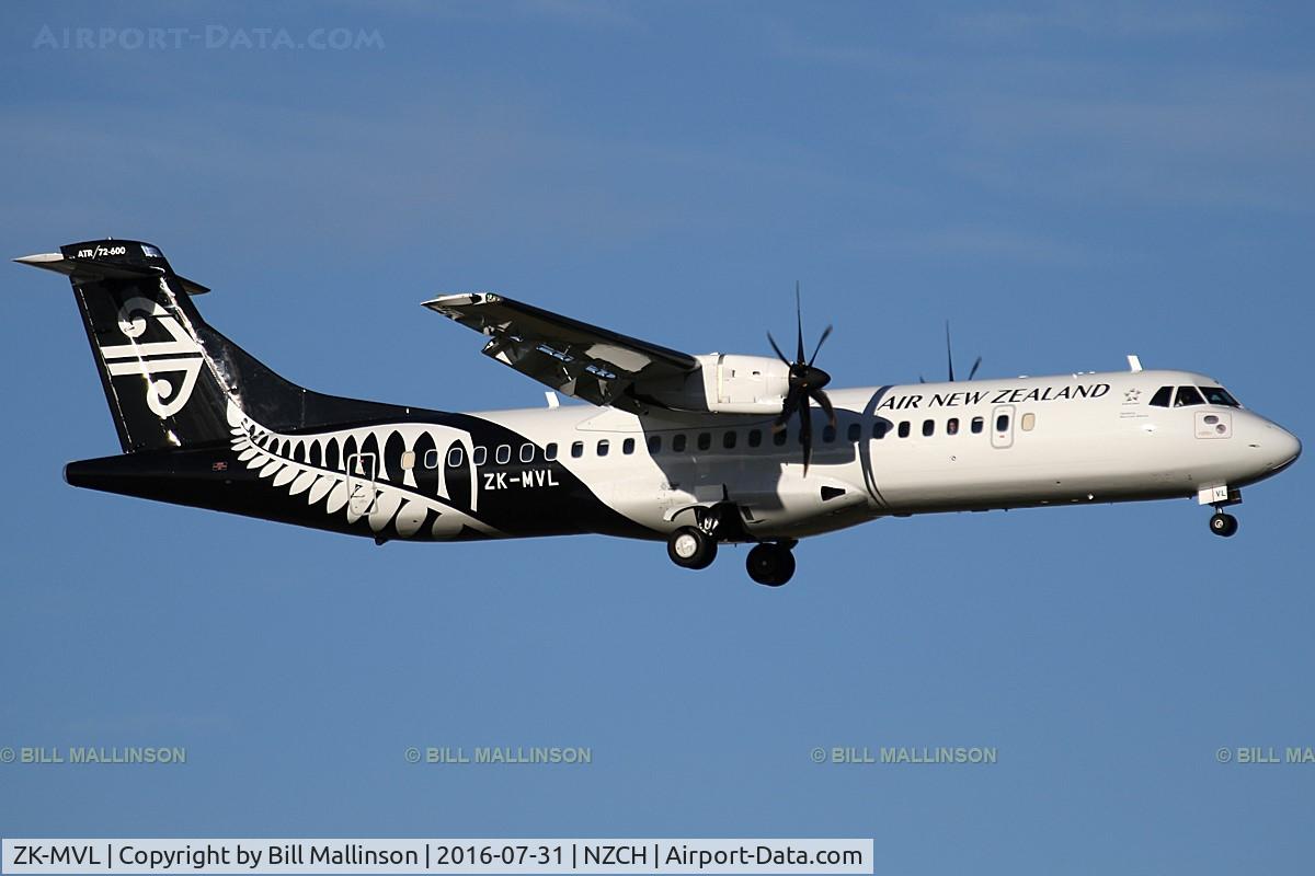 ZK-MVL, 2016 ATR 72-600 (72-212A) C/N 1328, NZ5379 from ROT