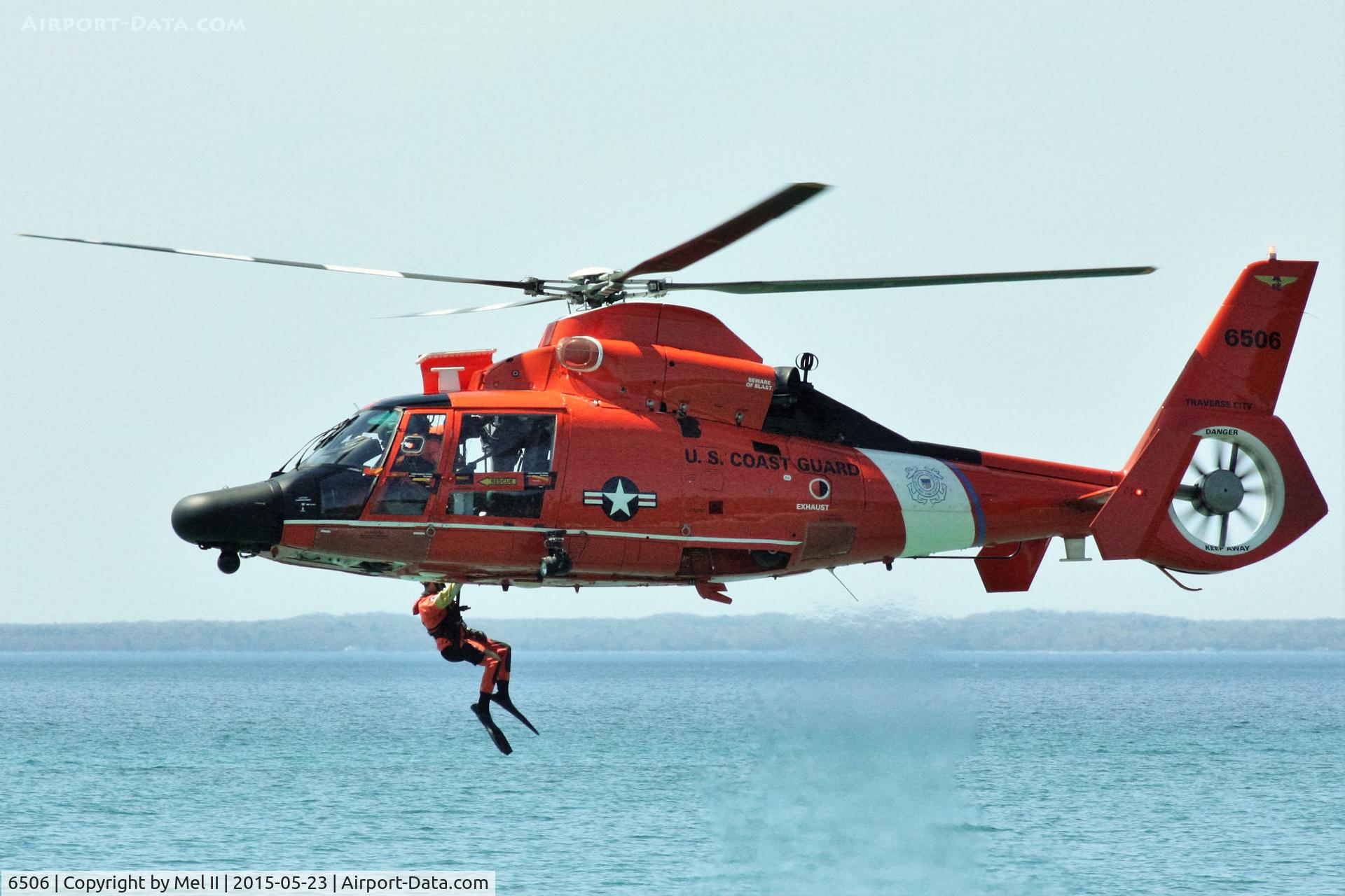 6506, 1985 Aérospatiale HH-65A Dolphin C/N 6050, Rescue Demonstration