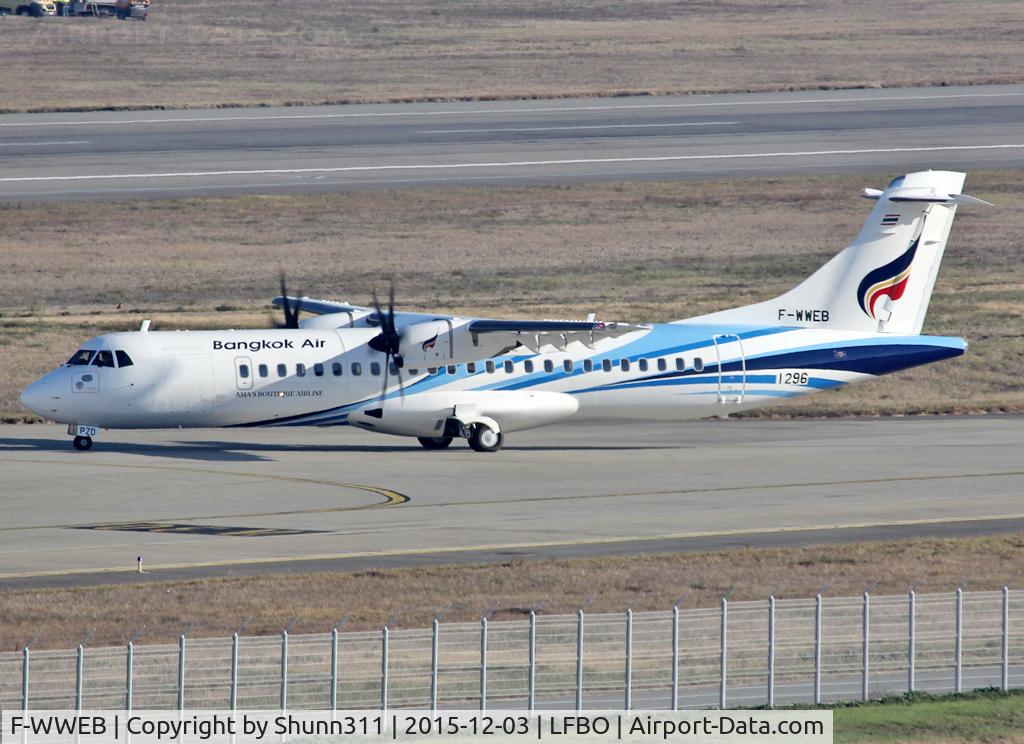 F-WWEB, 2015 ATR 72-600 (72-212A) C/N 1296, C/n 1296 - To be HS-PZD