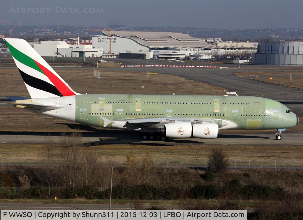F-WWSO, 2015 Airbus A380-861 C/N 0209, C/n 0209 - For Emirates