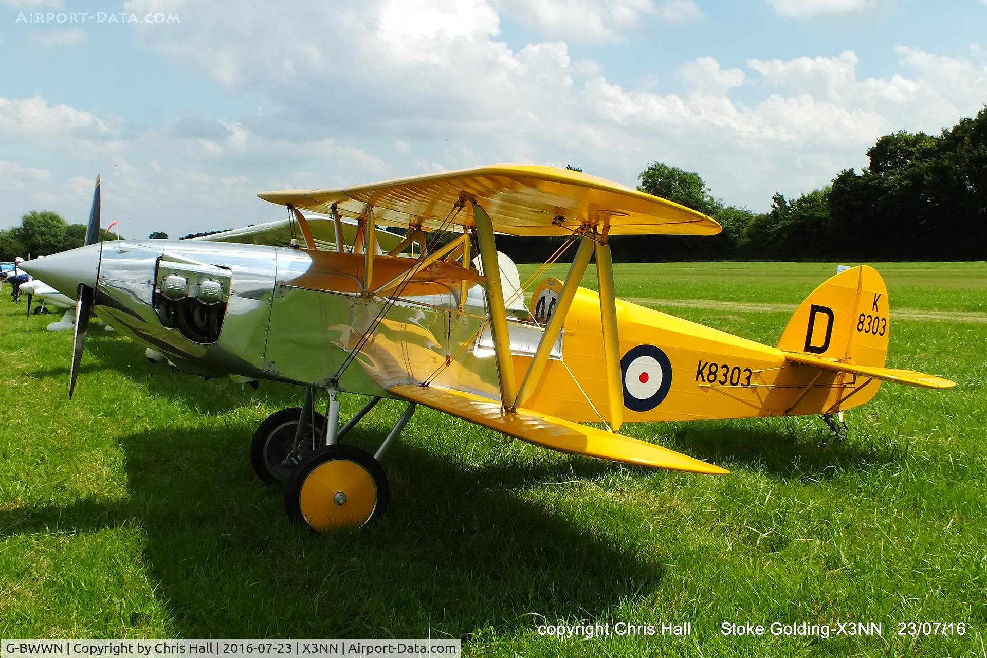 G-BWWN, 1998 Isaacs Fury II C/N PFA 011-10957, Stoke Golding Stakeout 2016