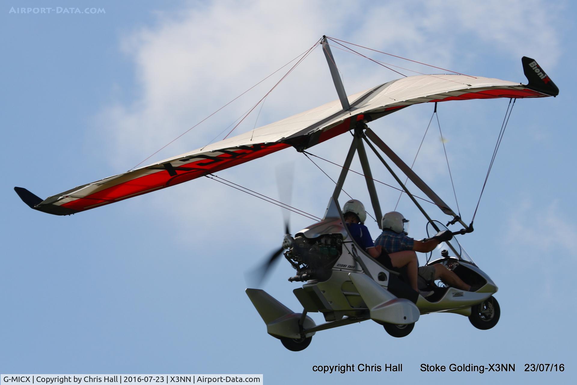 G-MICX, 2015 Air Creation Tanarg / BioniX 13 912S-1 C/N BMAA/HB/671, Stoke Golding Stakeout 2016