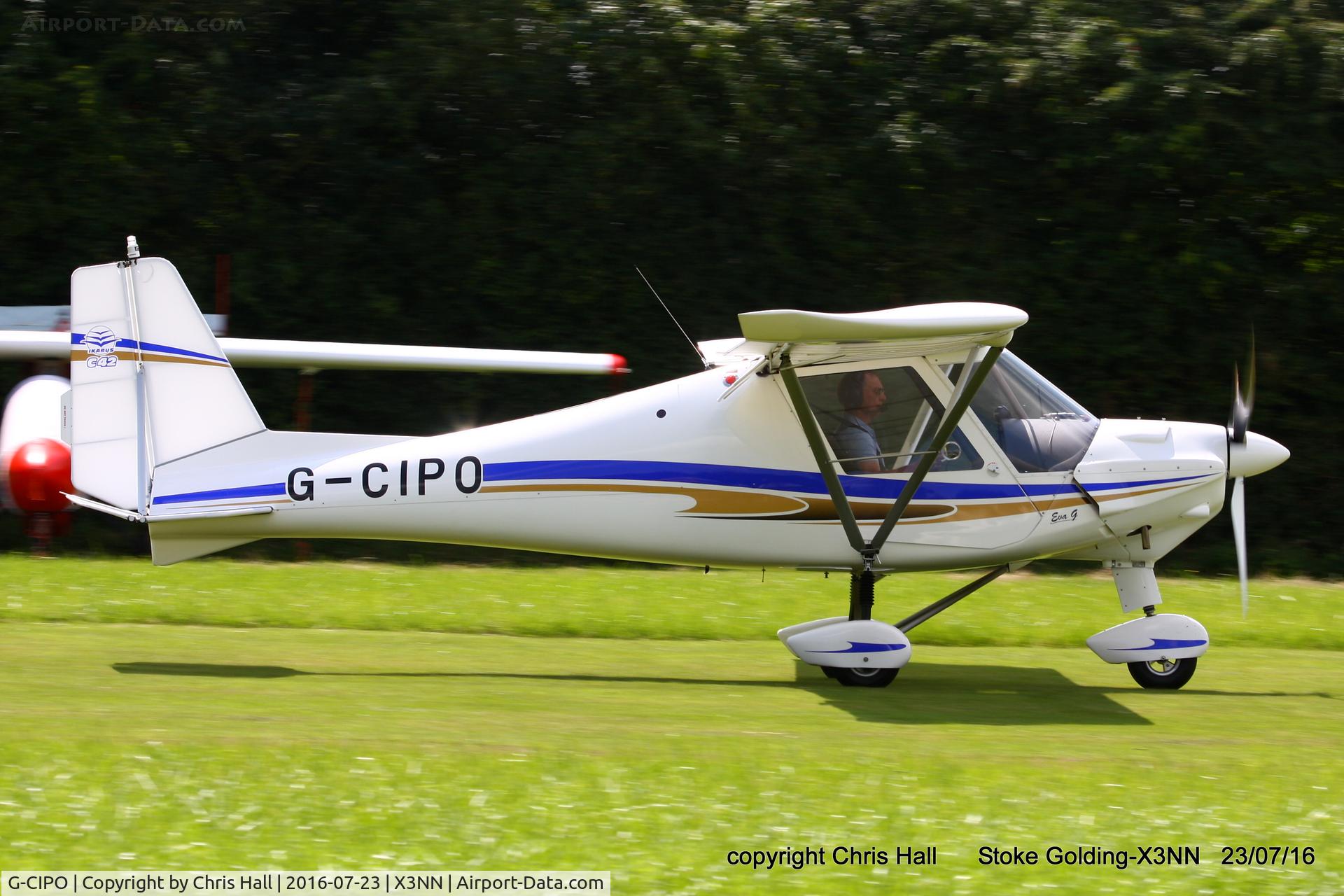 G-CIPO, 2015 Comco Ikarus C42 FB80 Bravo C/N 1503-7368, Stoke Golding Stakeout 2016