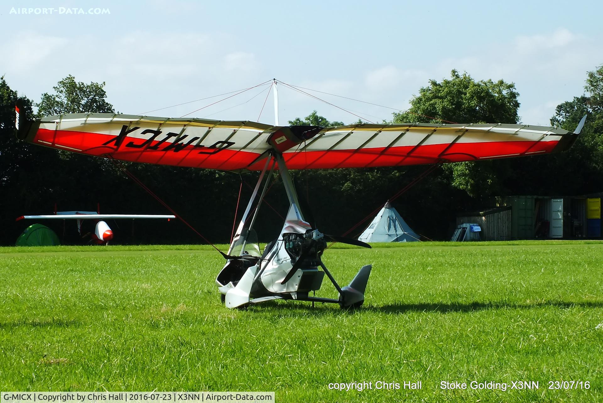G-MICX, 2015 Air Creation Tanarg / BioniX 13 912S-1 C/N BMAA/HB/671, Stoke Golding Stakeout 2016