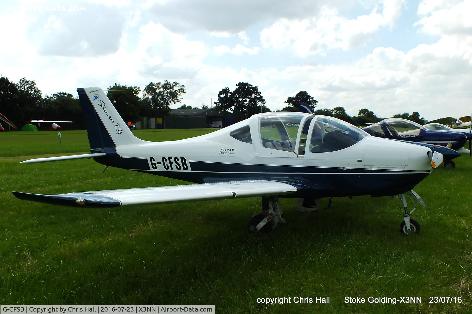 G-CFSB, 2008 Tecnam P-2002RG Sierra C/N LAA 333A-14864, Stoke Golding Stakeout 2016