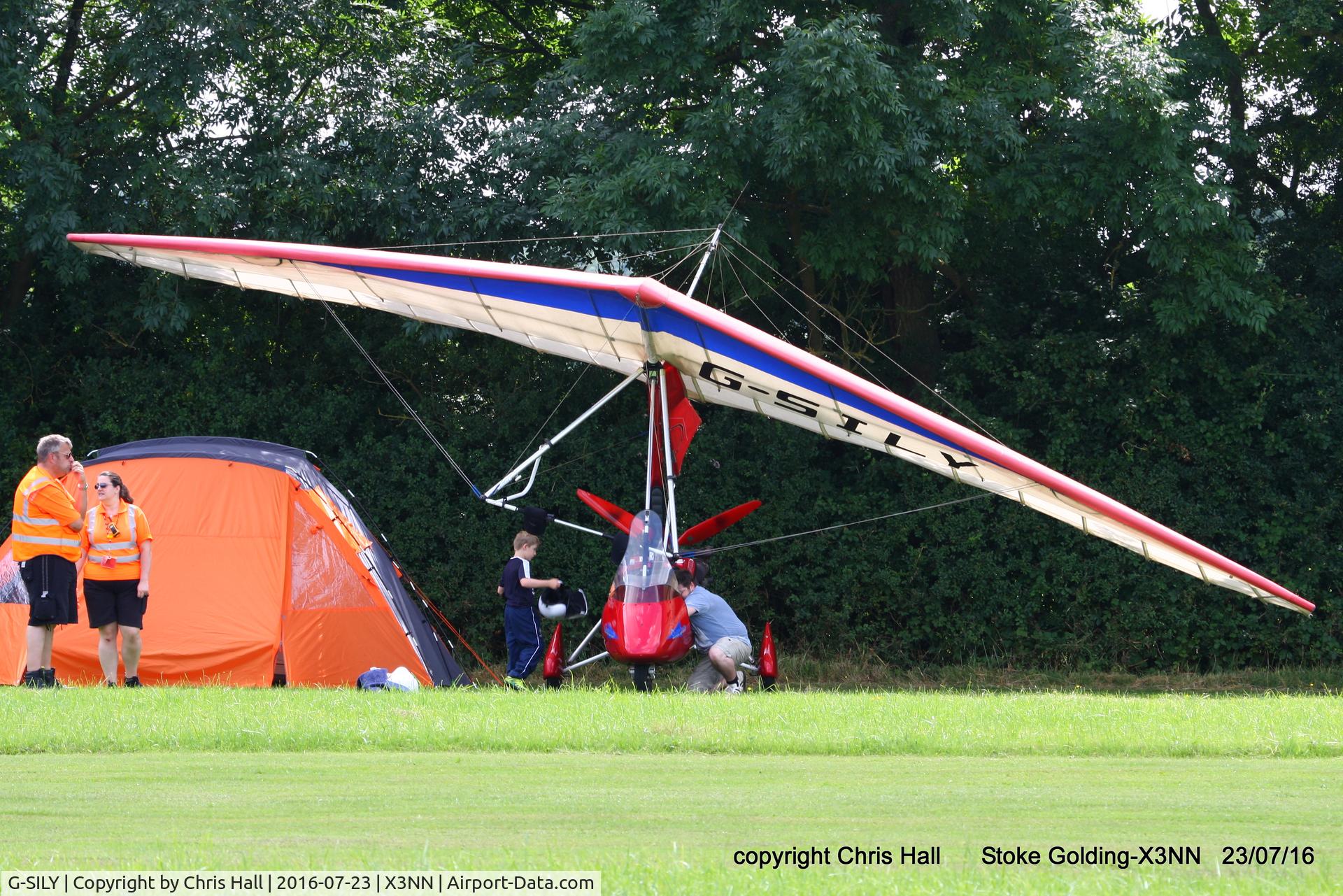 G-SILY, 2004 Mainair Pegasus Quantum 15 C/N 8074, Stoke Golding Stakeout 2016