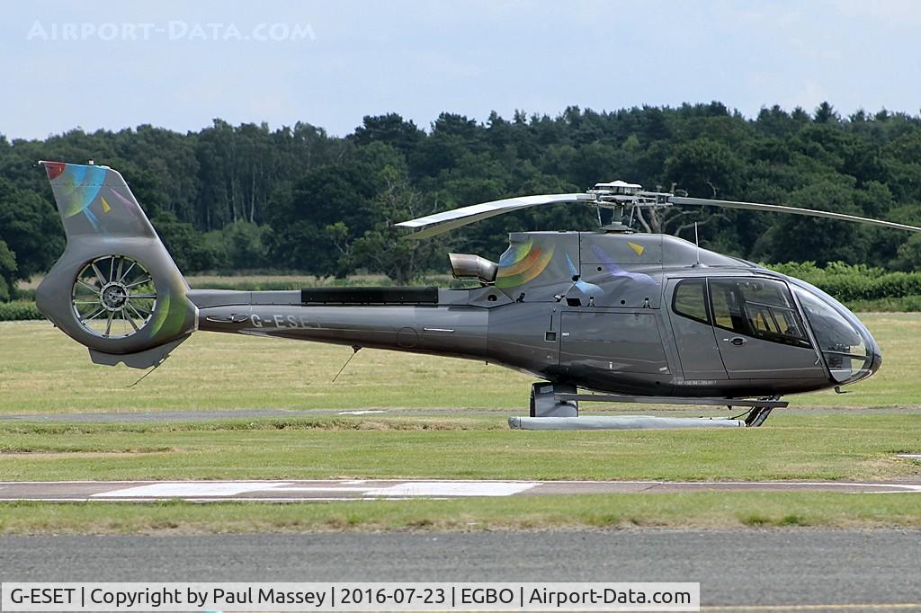 G-ESET, 2009 Eurocopter EC-130B-4 (AS-350B-4) C/N 4817, Visitor to EGBO. EX:-EC-LBX