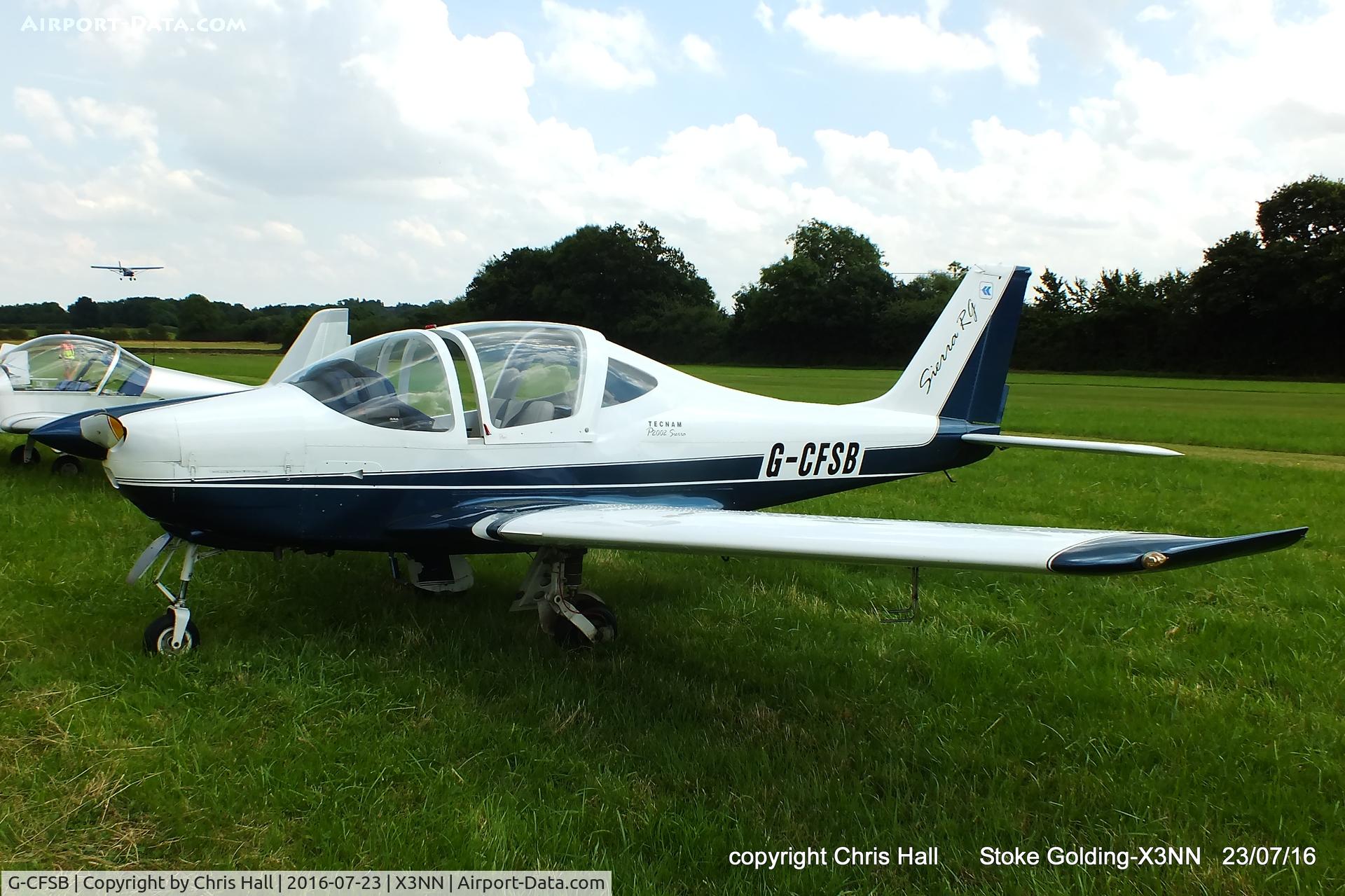 G-CFSB, 2008 Tecnam P-2002RG Sierra C/N LAA 333A-14864, Stoke Golding Stakeout 2016