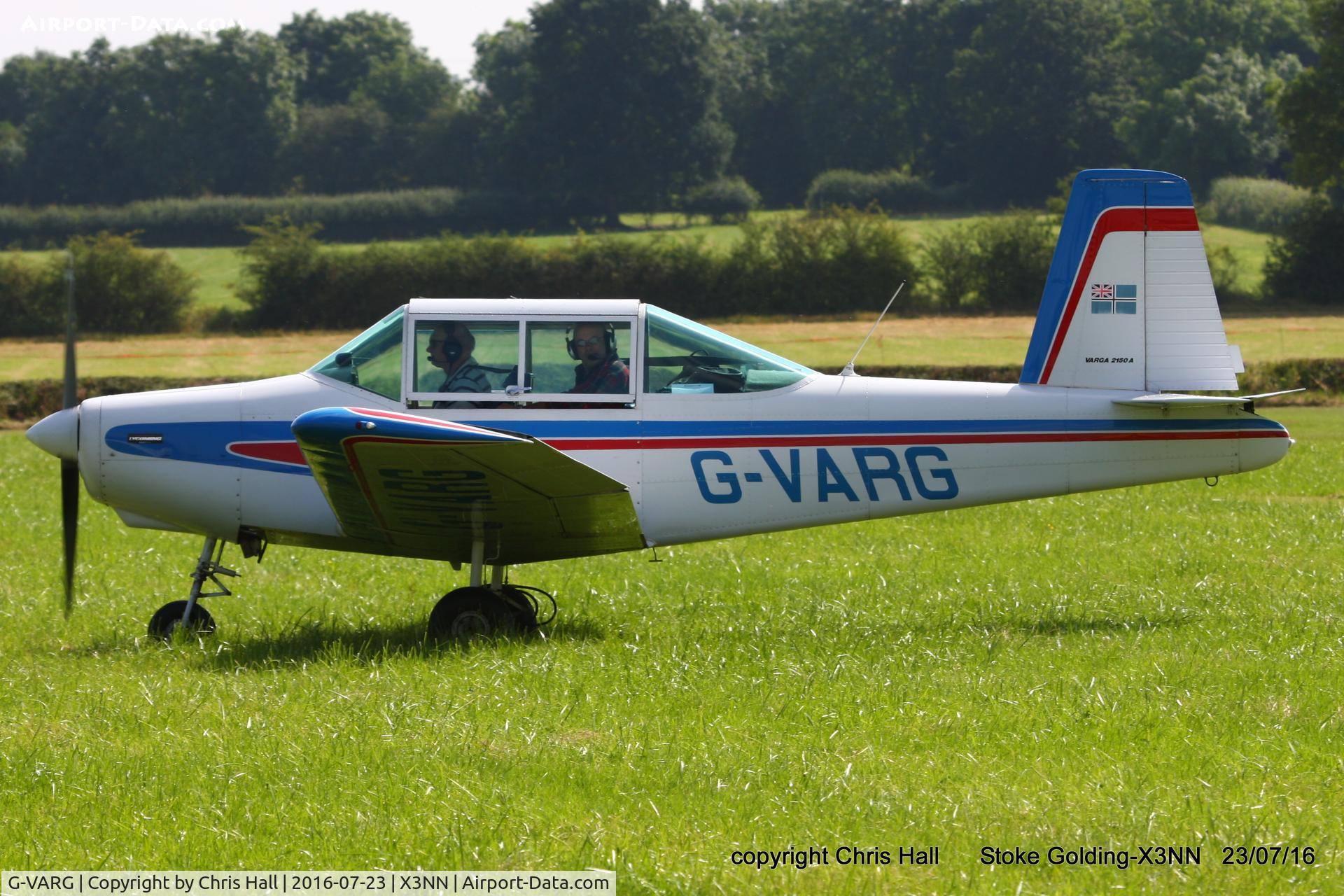 G-VARG, 1980 Varga 2150A Kachina C/N VAC-157-80, Stoke Golding Stakeout 2016