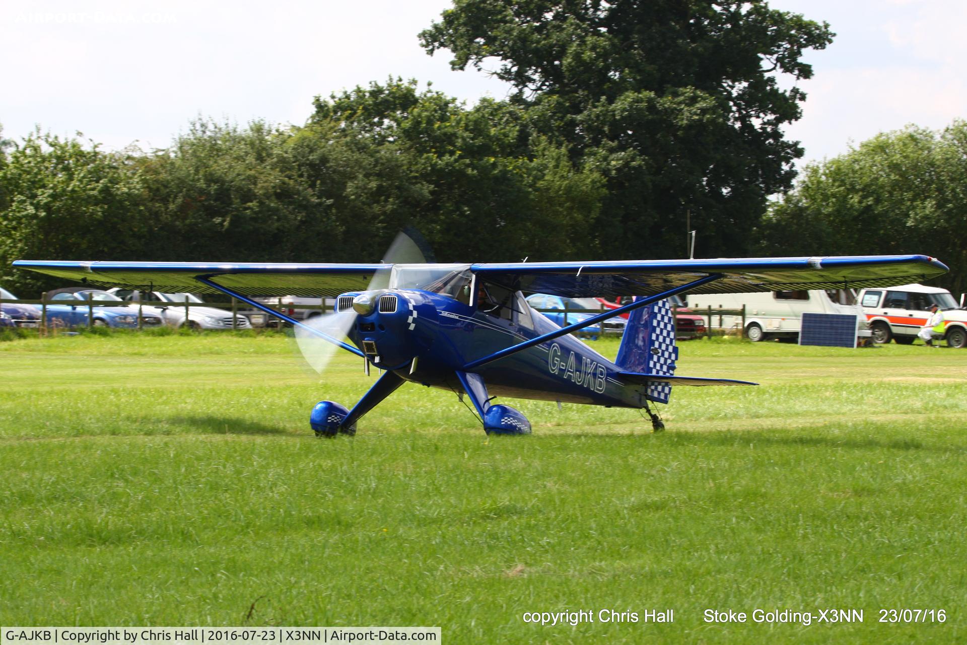 G-AJKB, 1946 Luscombe 8E Silvaire C/N 3058, Stoke Golding Stakeout 2016