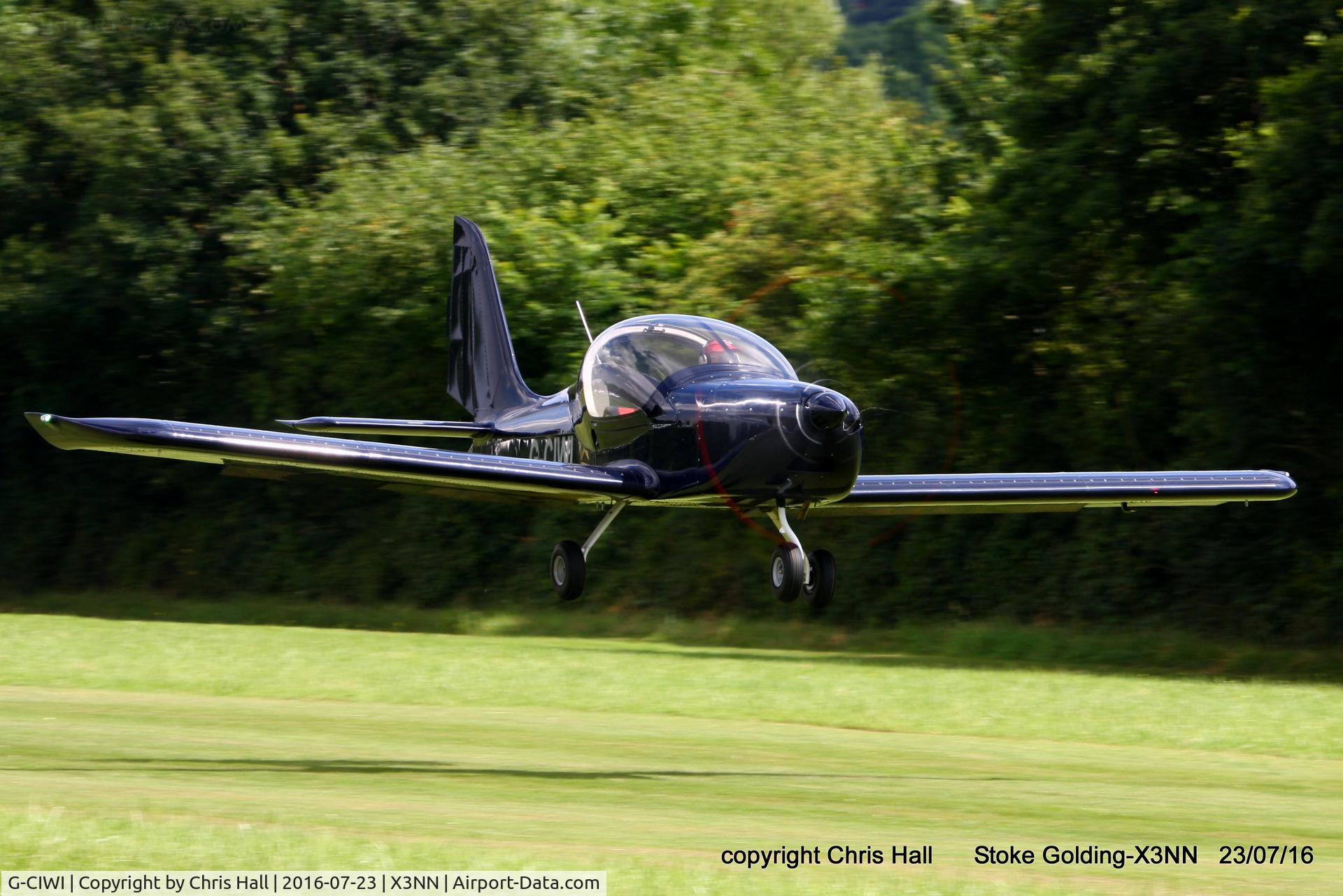 G-CIWI, 2015 Evektor EV-97 Eurostar SL C/N 2015-4227, Stoke Golding Stakeout 2016