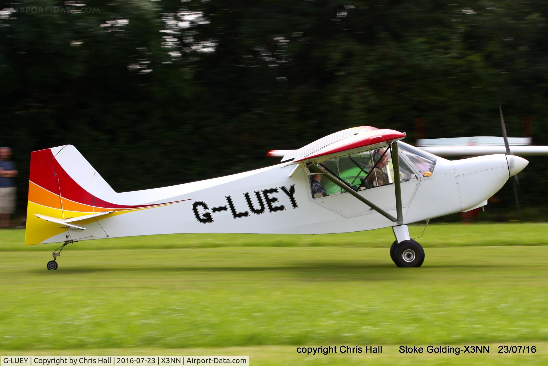 G-LUEY, 2010 Rans S-7S Courier C/N LAA 218-14772, Stoke Golding Stakeout 2016
