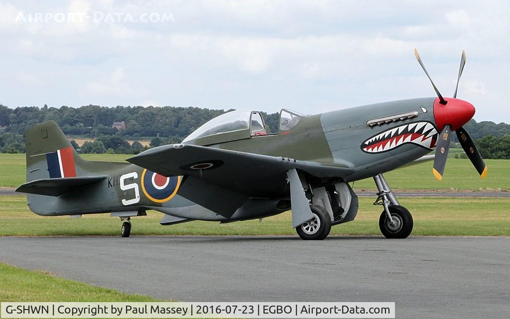 G-SHWN, 1944 North American P-51D Mustang C/N 122-40417, Painted in R.A.F colours as KH774 GA-S