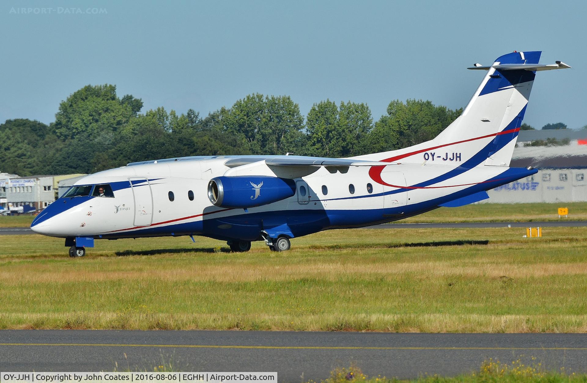 OY-JJH, 2001 Fairchild Dornier 328-300 328JET C/N 3171, ex 5N-BQU still in Air Peace colours and now with JoinJet logos