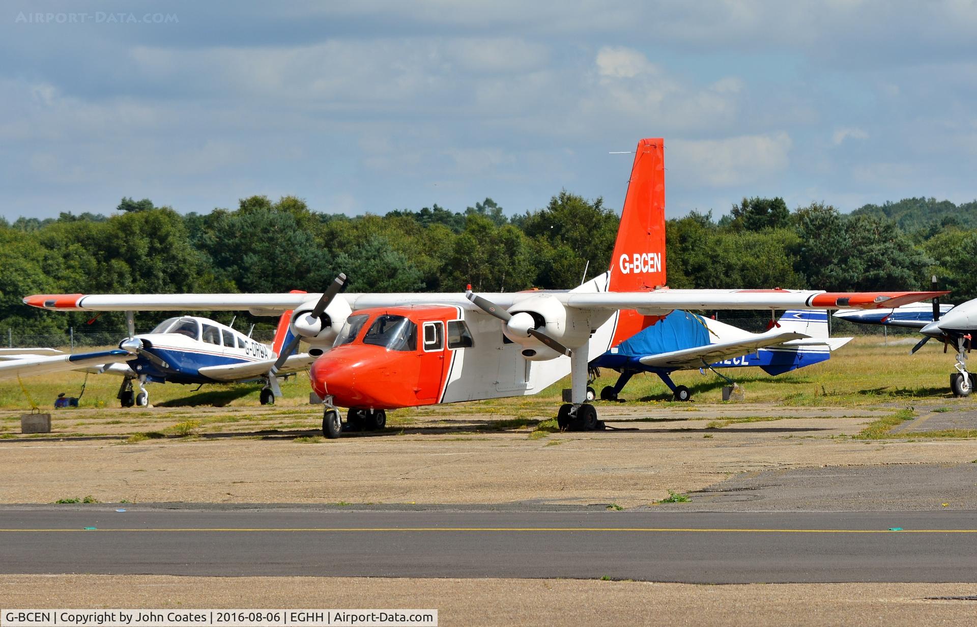 G-BCEN, 1974 Britten-Norman BN-2A-26 Islander C/N 403, Parked at Airtime