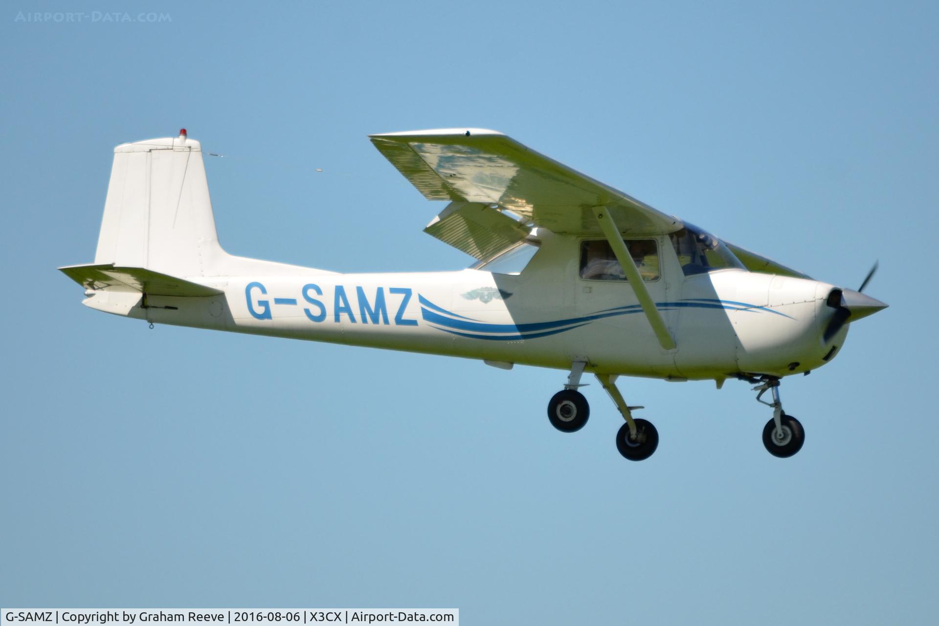 G-SAMZ, 1964 Cessna 150D C/N 150-60536, Landing at Northrepps.
