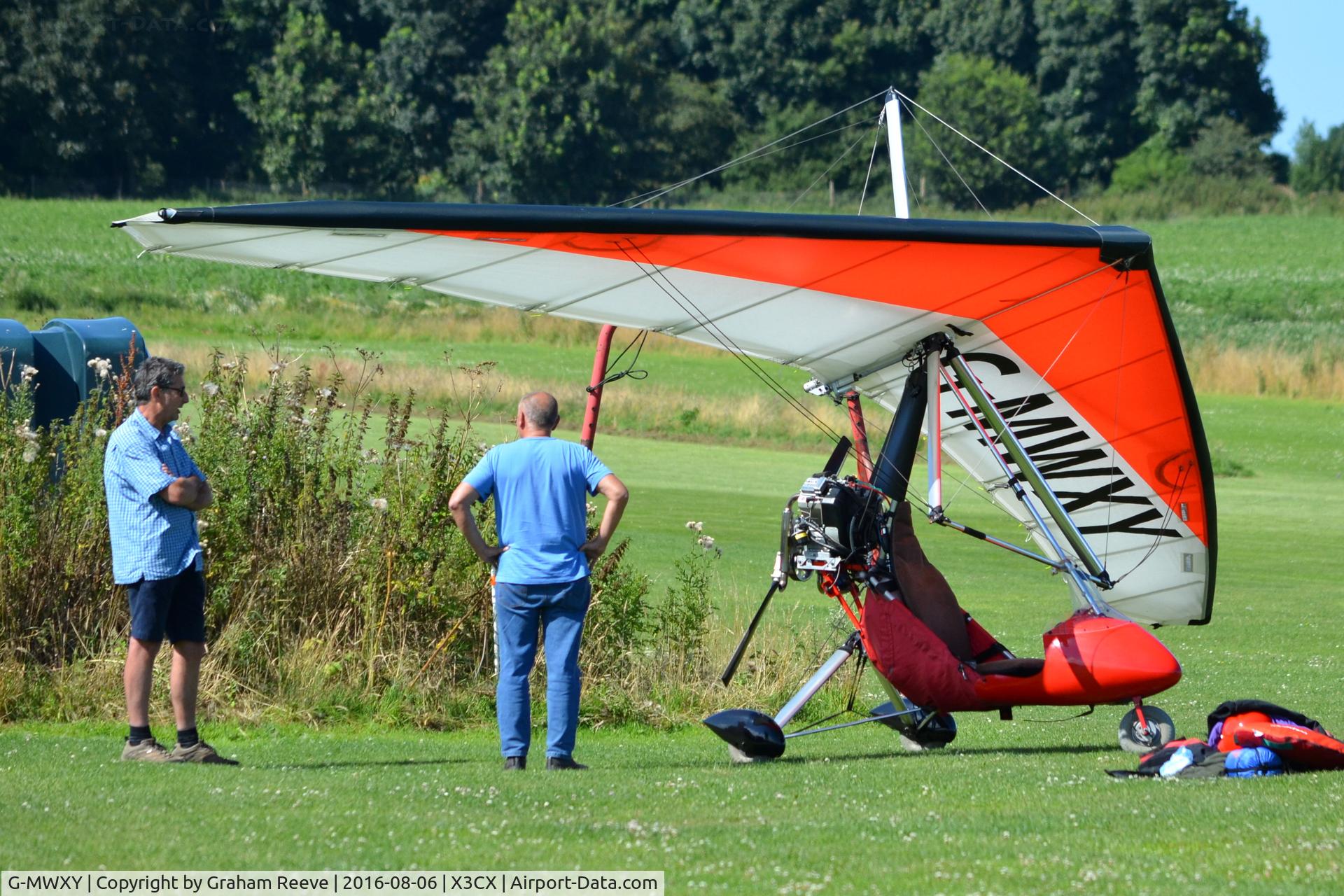 G-MWXY, 1992 Cyclone Airsports CHASER S 447 C/N CH832, Parked at Northrepps.