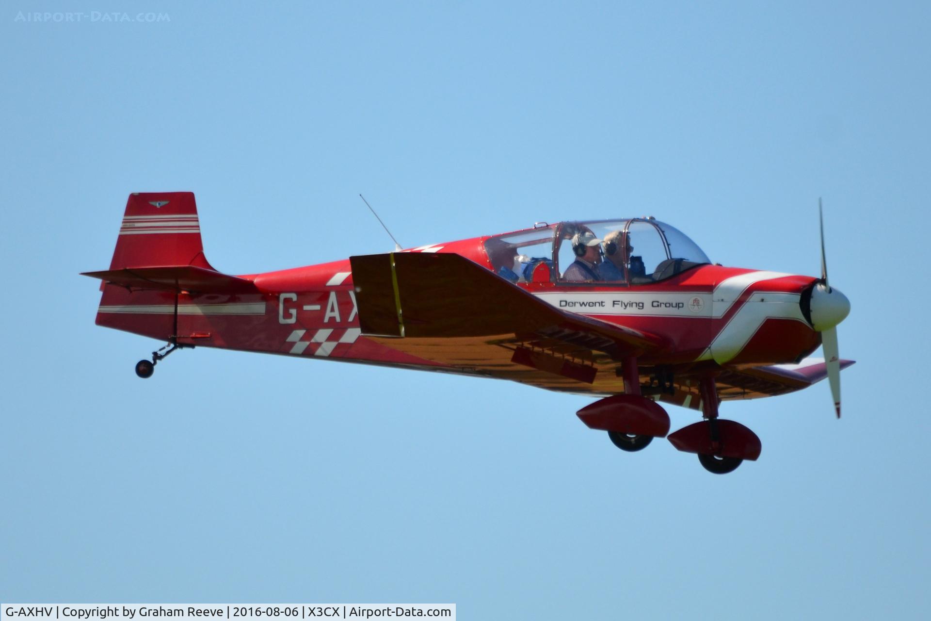 G-AXHV, 1958 Jodel D-117A C/N 695, Landing at Northrepps.