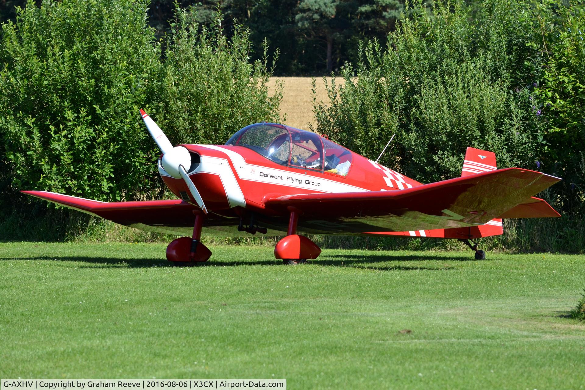 G-AXHV, 1958 Jodel D-117A C/N 695, Parked at Northrepps.