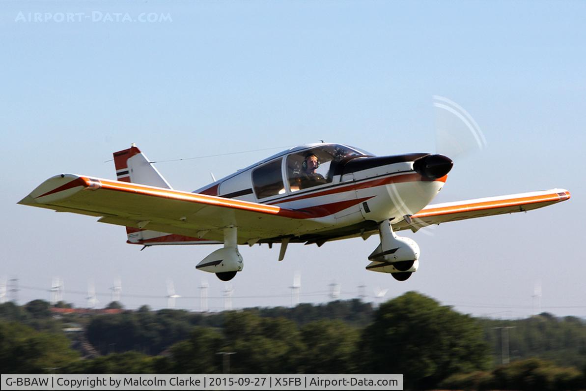 G-BBAW, 1973 Robin HR-100-210 II Safari C/N 167, Robin HR-100-210 II Safari, Fishburn Airfield, September 27th 2015.