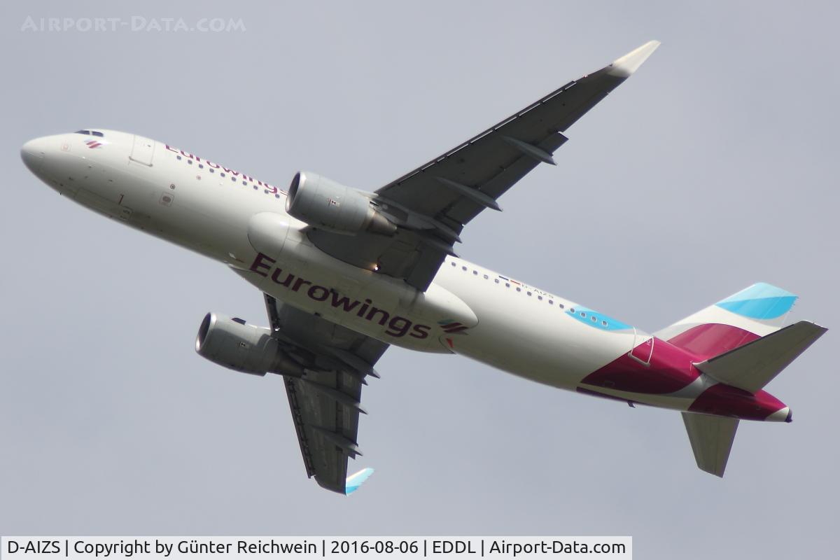 D-AIZS, 2013 Airbus A320-214 C/N 5557, Climbing