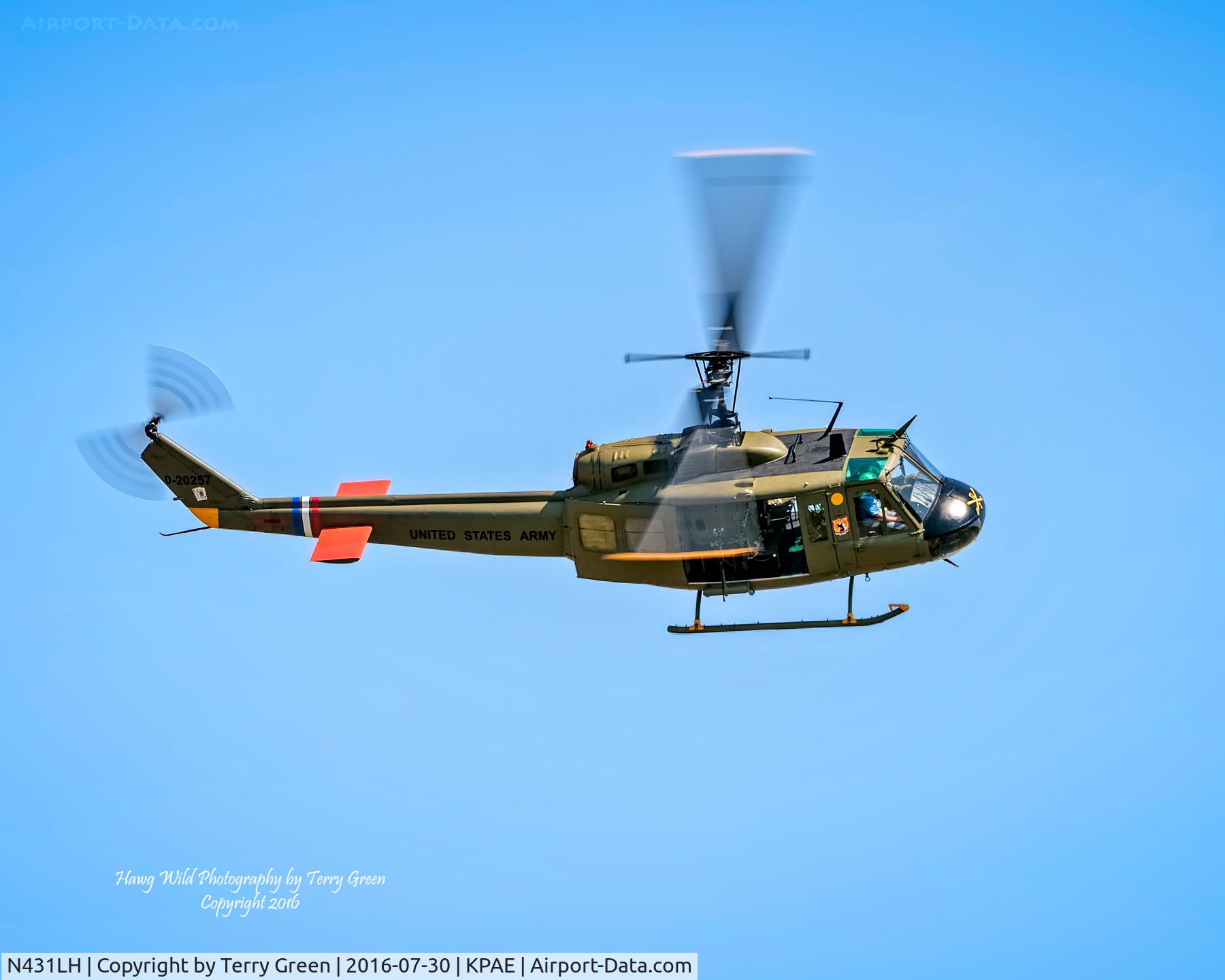 N431LH, Bell UH-1H C/N 71-20257, 2016 SkyFair