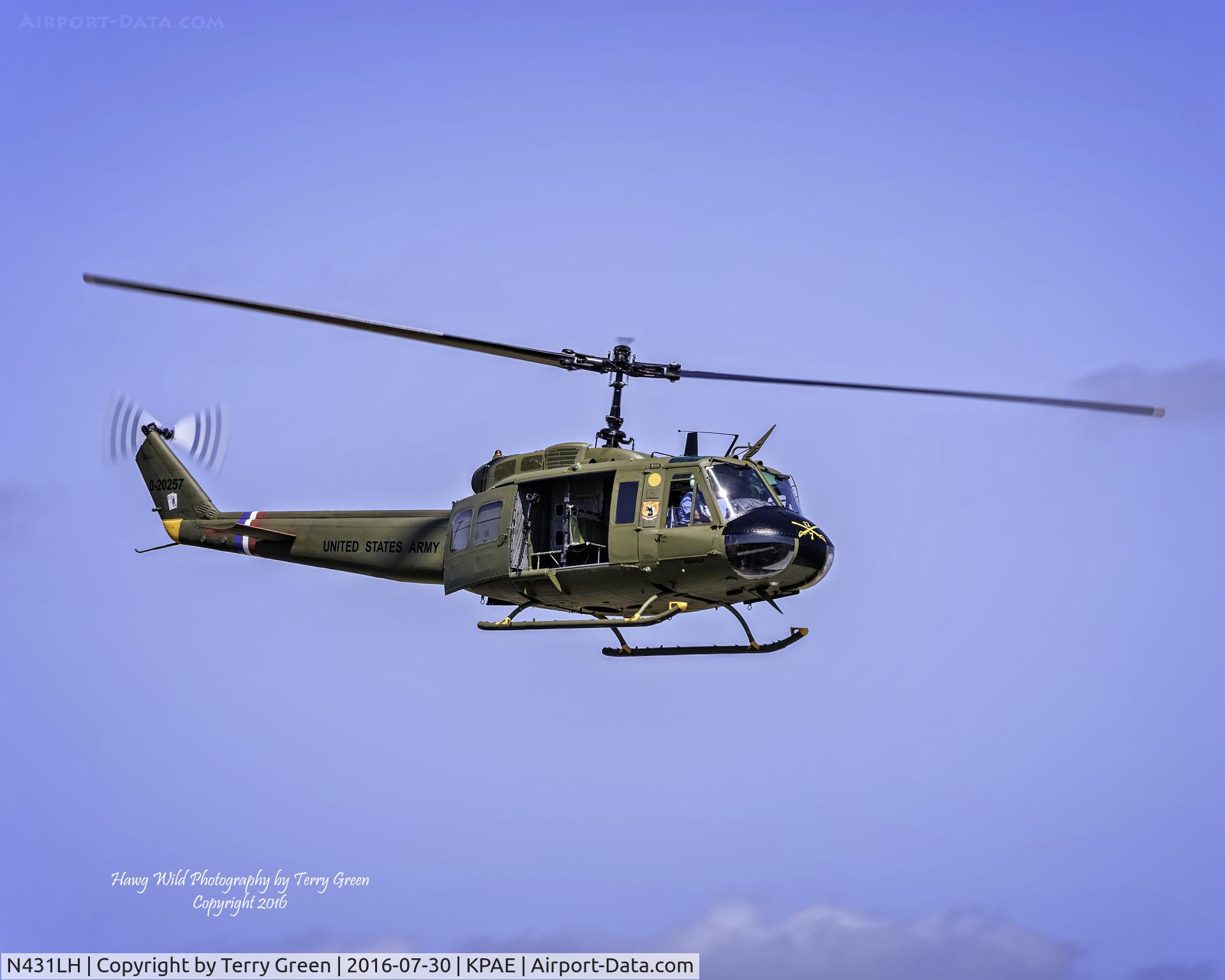 N431LH, Bell UH-1H C/N 71-20257, 2016 SkyFair