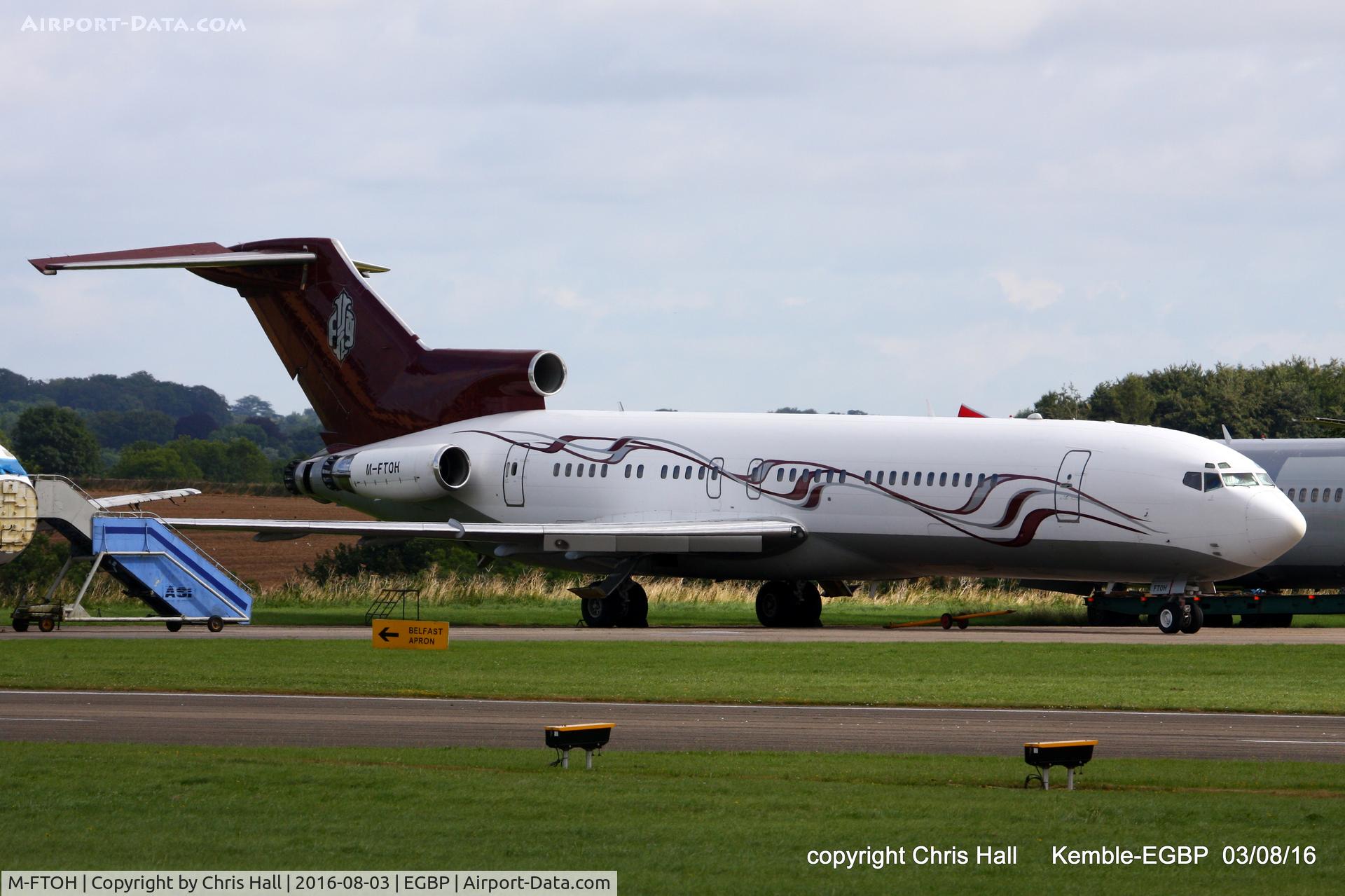 M-FTOH, 1980 Boeing 727-269 C/N 22359, in storage at Kemble