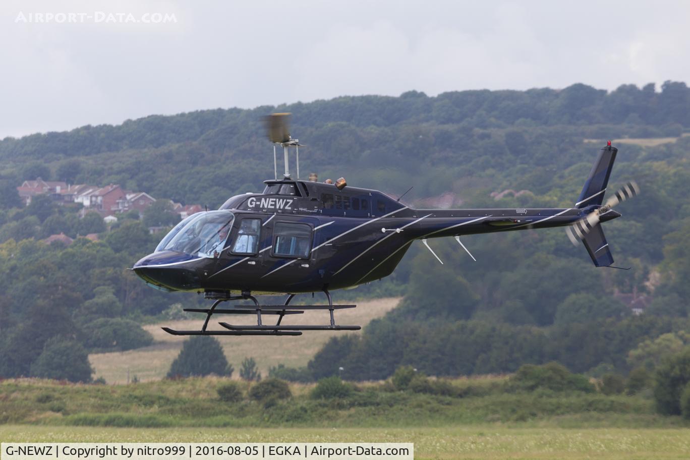 G-NEWZ, 1998 Bell 206B JetRanger III C/N 4475, At ESH