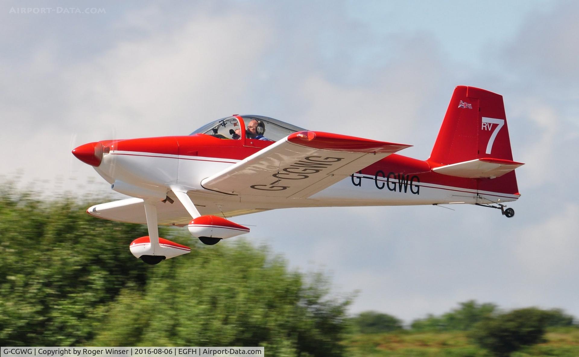 G-CGWG, 2011 Vans RV-7 C/N PFA 323-14486, Resident RV-7.
