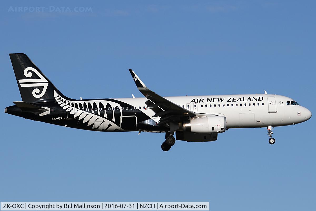 ZK-OXC, 2013 Airbus A320-232 C/N 5847, NZ521 ex AKL