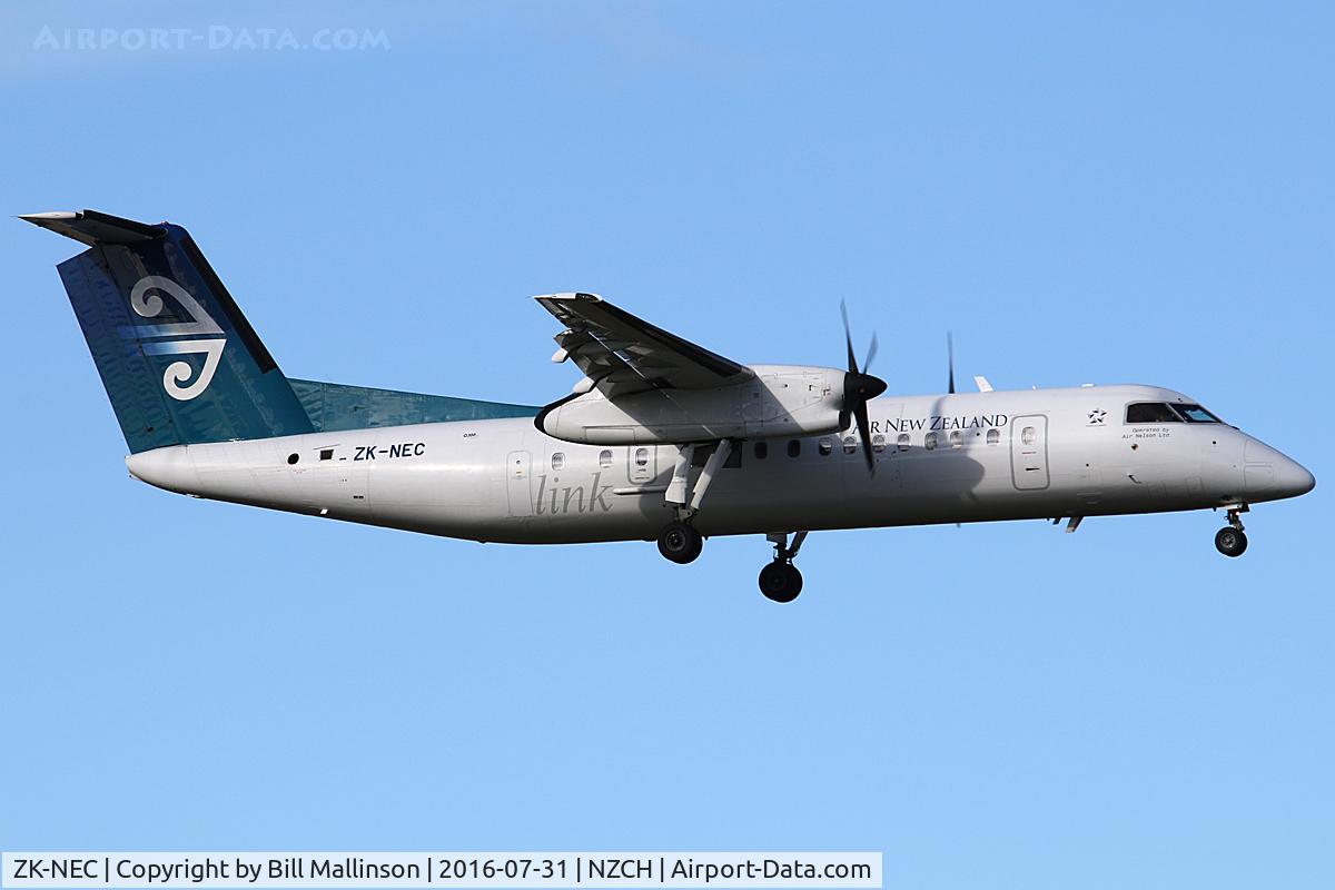 ZK-NEC, 2005 De Havilland Canada DHC-8-311Q Dash 8 C/N 616, NZ8705 ex PMR