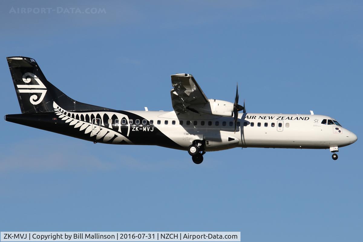 ZK-MVJ, 2016 ATR 72-600 (72-212A) C/N 1319, NZ5711 ex WLG
