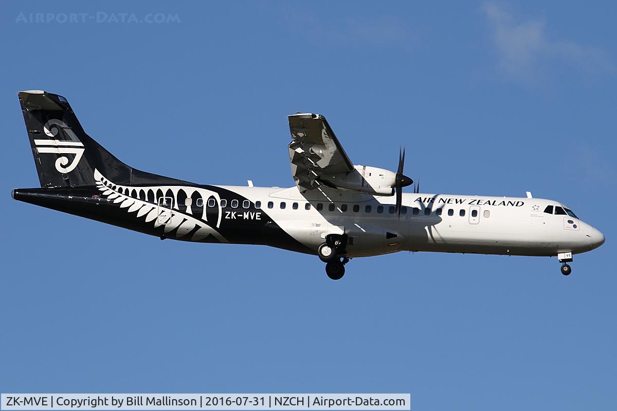 ZK-MVE, 2014 ATR 72-212A C/N 1182, NZ5095 ex WLG