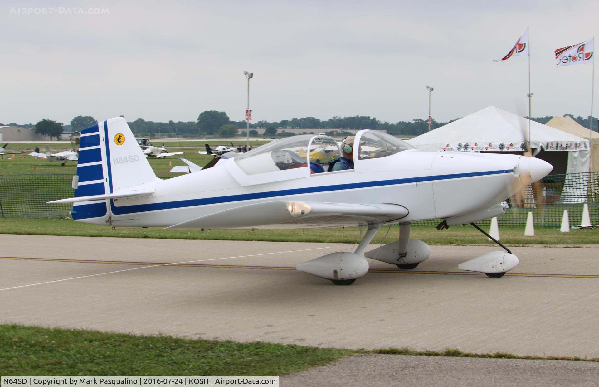 N64SD, Vans RV-6A C/N M20010, Vans RV-6A